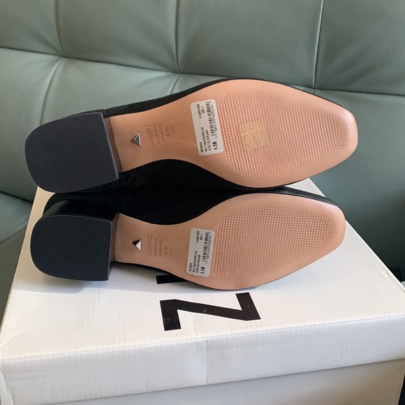 SCHUTZ Black Suede/Leather Stretch Boots - Picture 15 of 16